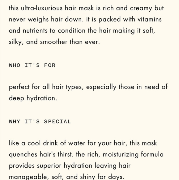 amika Soulfood Nourishing Hair Mask (Full Size) - Picture 2 of 5